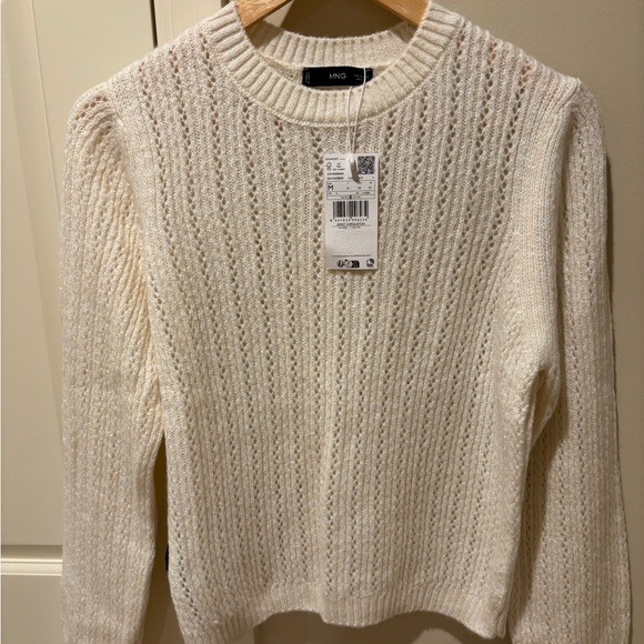 Mango Openwork Panel Sweater - Picture 6 of 6